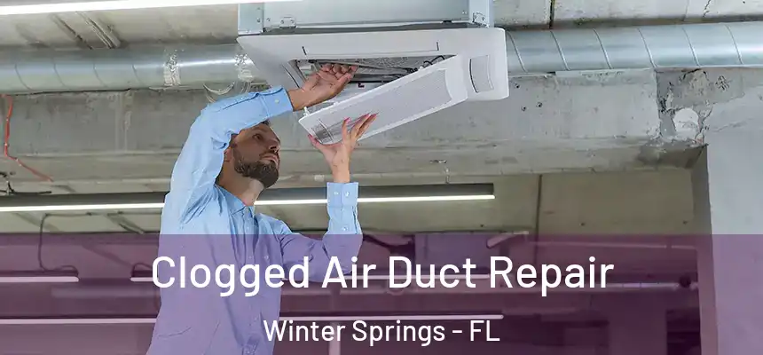  Clogged Air Duct Repair Winter Springs - FL
